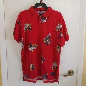 Red akoo polo